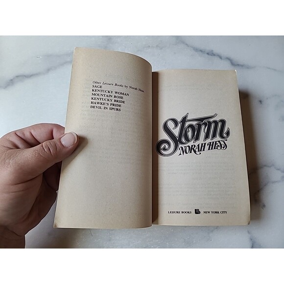 Storm By Norah Hess Paperback - Picture 5 of 10